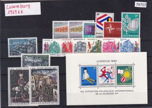 Luxemburg 1969, Mich.-Nr.: ** komplett