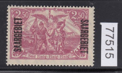 Saargebiet 1920 Mi. Nr. 43 a ** geprüft