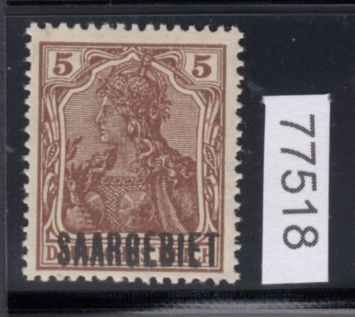 Saargebiet 1920 Mi. Nr. 44 a ** geprüft