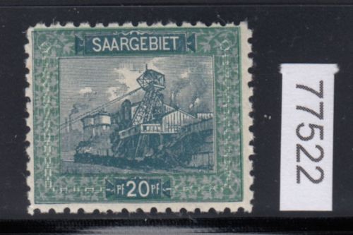 Saargebiet 1921 Mi. Nr. 55 B **  geprüft