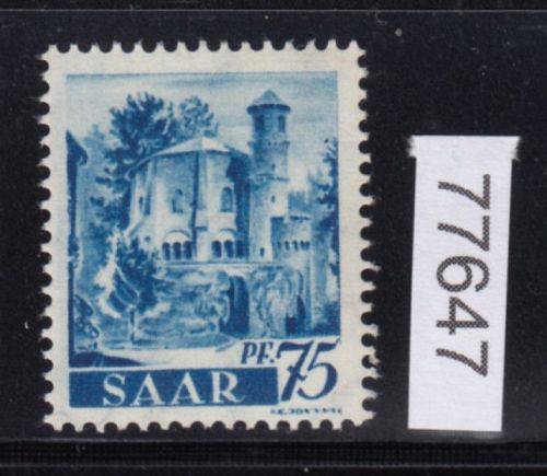 Saarland 1947 Mi. Nr. 222 X **   WZ 1 X