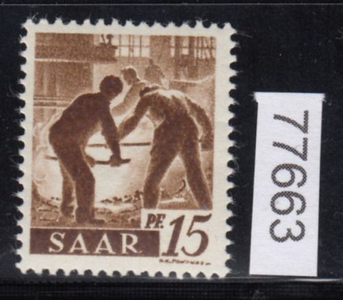 Saarland 1947 Mi. Nr. 230 II Fa **