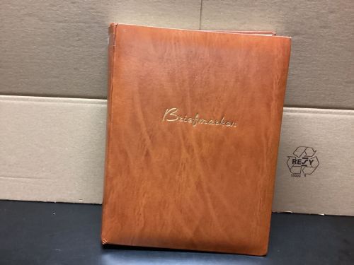 Briefmarkenalbum Einsteckalben  DIN A4  gebraucht  60 Seiten weiß Lesen