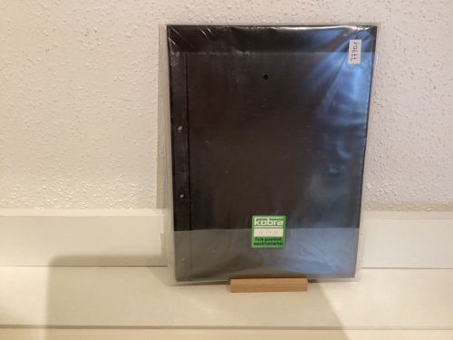 KOBRA Einsteckblätter  E 21 10 Stück 1Tasche   schwarz neuwertig