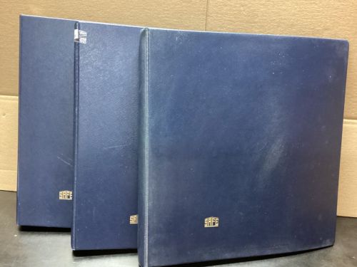 SAFE Ringbinder (14 Ringe)  3  Stück gebraucht  leer blau