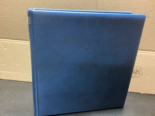 Lindner Ringbinder (18 Ringe) 1 mal gebraucht leer blau