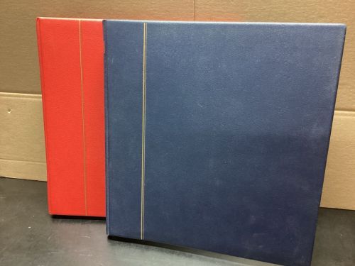 SAFE Ringbinder (14 Ringe) 2  Stück gebraucht leer blau + rot