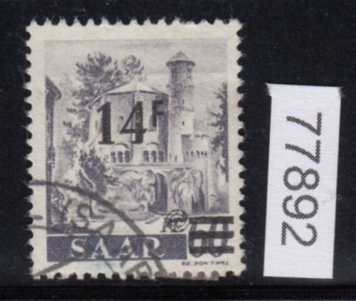 Saarland 1947 Mi. Nr. 236 II  Plf. I  gestempelt   Plattenfehler   40,00