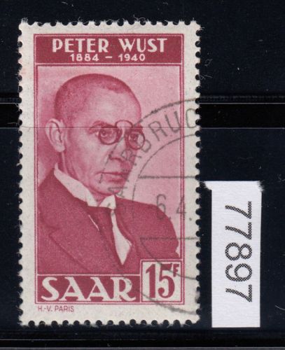 Saarland 1950 Mi. Nr. 290 gestempelt   geprüft  BPP