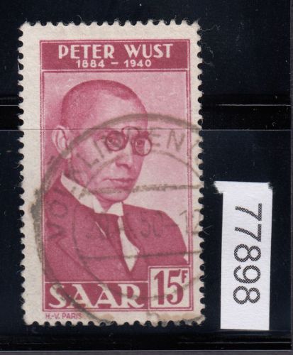 Saarland 1950 Mi. Nr. 290 gestempelt   geprüft  VPP