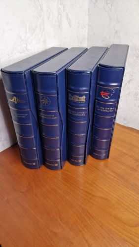 Leuchtturm 13 Ringe  Ringbinder  DEUTSCHE POST - 1 Stück Album  +Schuber  leer