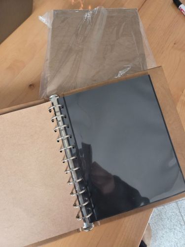 Safe  Album Braun, Einlegeblätter schwarz für ETB, Briefe,ect. Neu