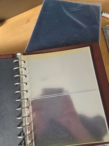 Safe  Album Braun, Einlegeblätter für Postkarten, Briefe,ect. Neuwertig
