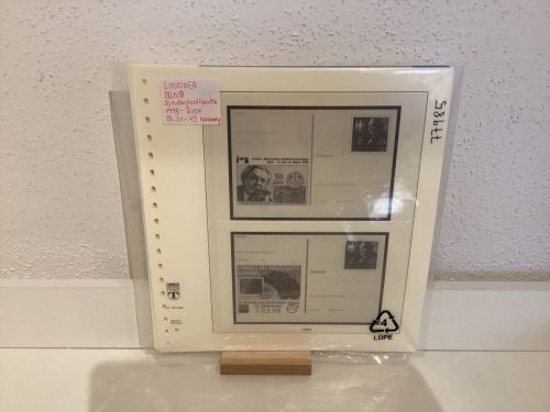 Lindner Bund Vordrucke Sonderpostkarten 1998-2004 neuwertig