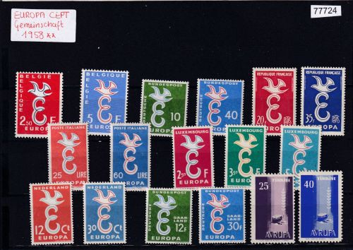 CEPT 1958, Mich.-Nr.: ** komplett