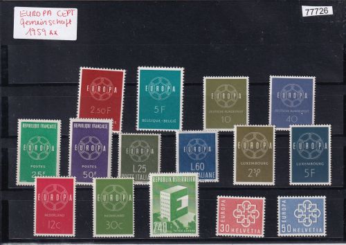 CEPT 1959, Mich.-Nr.: ** komplett