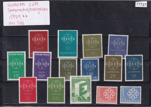 CEPT 1959, Mich.-Nr.: ** komplett