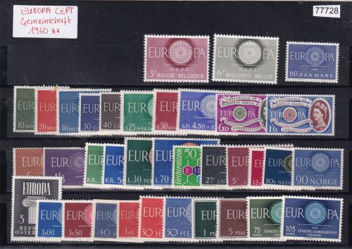 CEPT 1960, Mich.-Nr.: ** komplett