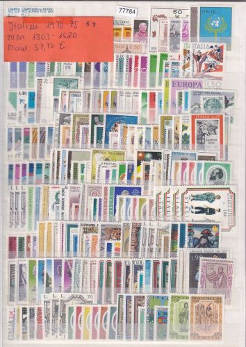 Italien 1970-75, Mich.-Nr.: 1303-1520 **