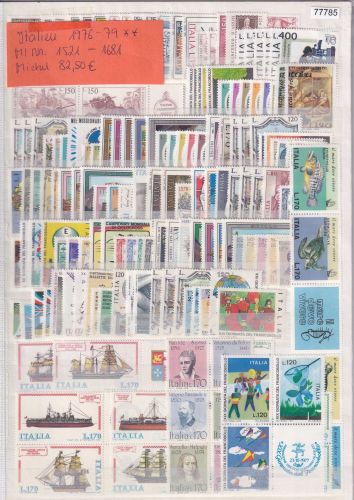 Italien 1976-79, Mich.-Nr.: 1521-1681 **