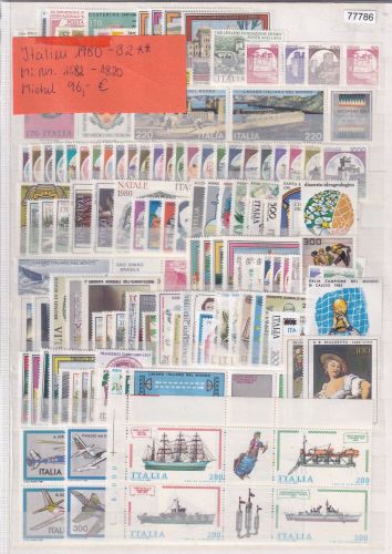 Italien 1980-82, Mich.-Nr.: 1682-1820 **