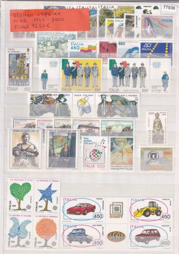 Italien 1986, Mich.-Nr.: 1959-2000 **