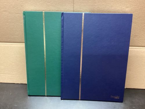 Briefmarkenalbum Einsteckalben DINA4 2 Stück a 16 Seiten weiß gebraucht