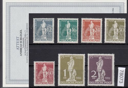 Berlin 1949, Mich.-Nr.: 35-41 ** geprüft  Attest