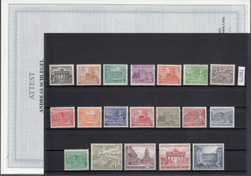 Berlin 1949, Mich.-Nr.: 42-60 ** geprüft  Attest  Luxus