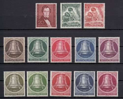 Berlin 1951, Mich.-Nr.: 74-86 **