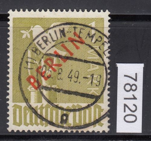 Berlin 1949, Mich.-Nr.: 33  Voll-Stempel   Berlin  Tempelhof