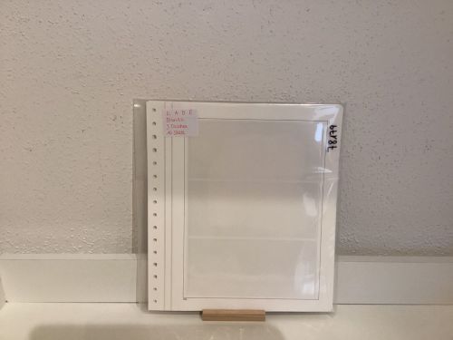 KABE  Blancoblätter  Leinengelenk 10 Stück 3 Taschen gebraucht
