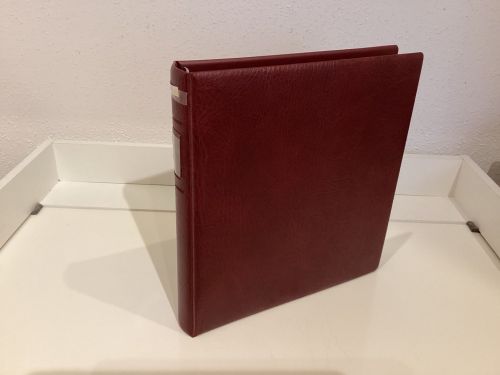 Lindner Ringbinder (18 Ringe) 1 mal gebraucht leer rot