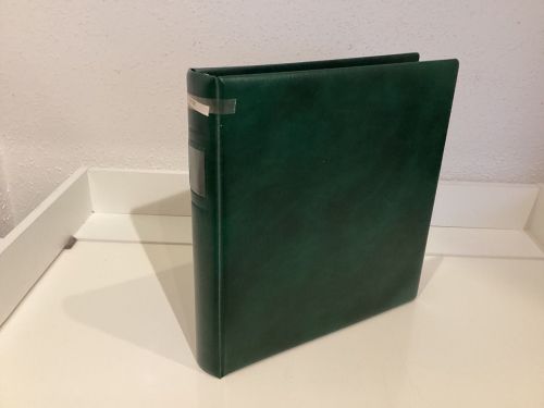 Lindner Ringbinder (18 Ringe) 1 mal gebraucht leer grün