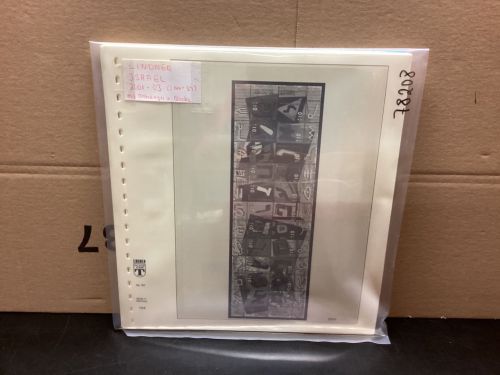 Lindner Israel Vordrucke 2001-03 mit Anhänger und Blocks   neuwertig