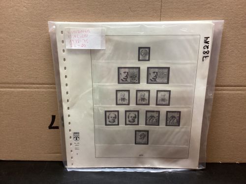 Lindner Italien Vordrucke 1972-75   gebraucht