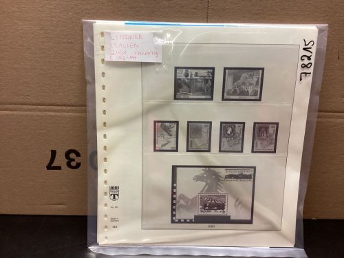 Lindner Italien 2001 Vordrucke neuwertig