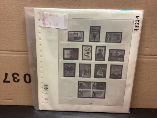 Lindner USA  Vordrucke  2002   gebraucht