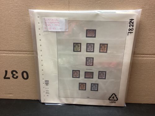 Lindner Niederlande Vordrucke 1986-1991  neuwertig