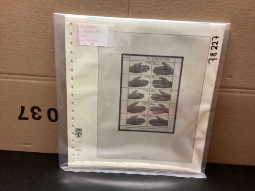 Lindner Niederlande Vordrucke 2000 Kleinbogen  neuwertig