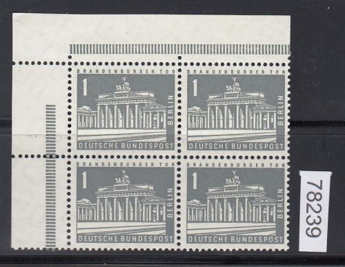 Berlin 1956, Mich.-Nr.: 140 x ** Eckrand