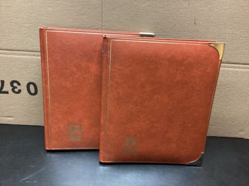 Briefmarkenalbum Einsteckalben  2 Stück a 32 Seiten schwarz   gebraucht