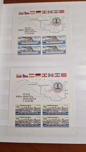 Tschechoslowakei  Sammlung   Blocke  Kleinbogen