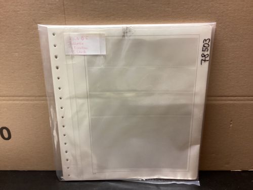 KABE  Blancoblätter  Leinengelenk 15 Stück   4 Taschen gebraucht