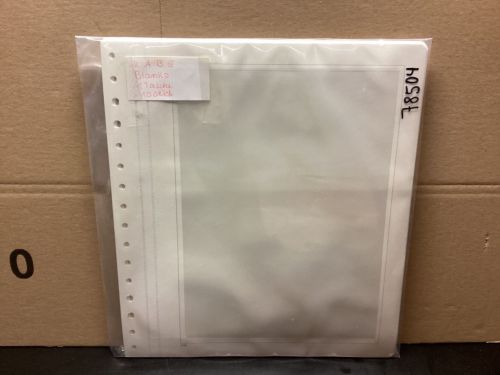 KABE  Blancoblätter  Leinengelenk 10 Stück 1 Tasche gebraucht