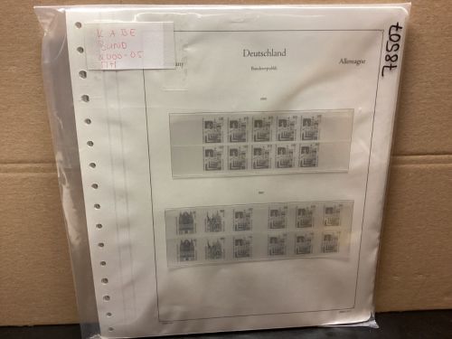 KABE  Bund  2000-05 Vordrucke für MH  gebraucht
