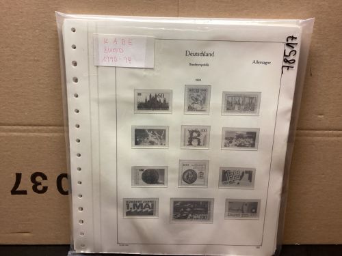 KABE  Bund 1990-94 Vordrucke  gebraucht
