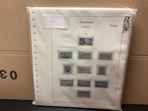 KABE  Bund 1980-89 Vordrucke  gebraucht