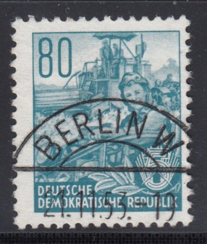 DDR 1953, Mich.-Nr.: 378 LUXUS Voll-Stempel   Berlin  W8