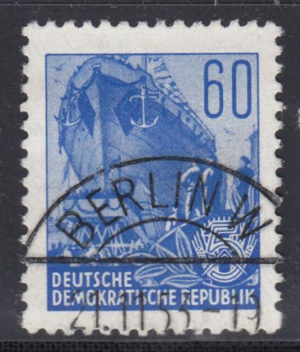 DDR 1953, Mich.-Nr.: 377 LUXUS Voll-Stempel   Berlin  W8